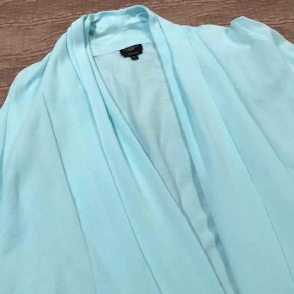 Talbots Sweaters - Talbots sweater, light aqua, Pima cotton, P